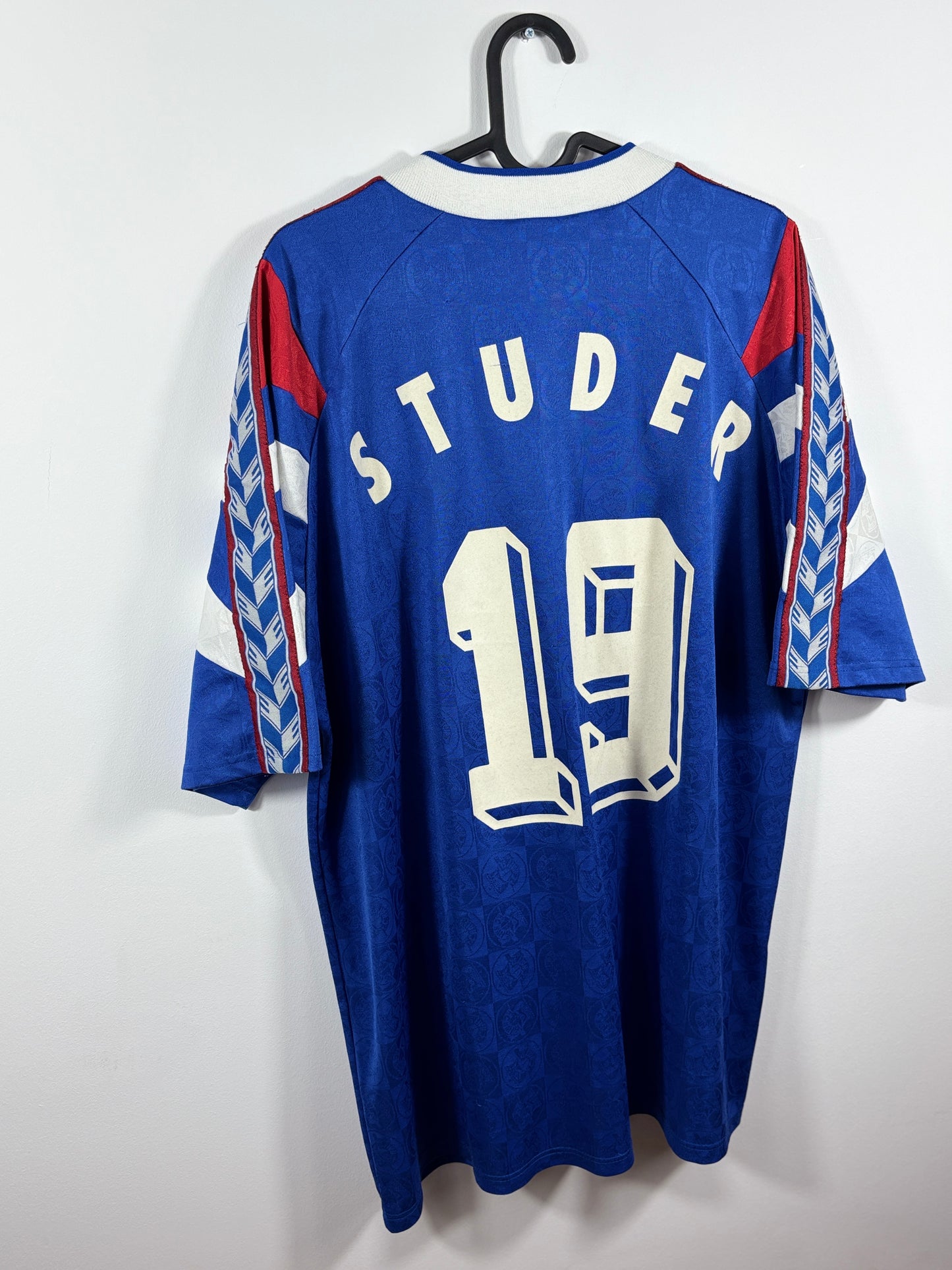 Hansa Rostock  1996/1997 Heimtrikot Daewoo - L/XL - #19 Studer